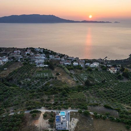 Villa Ekphrasis With Sea View And Jacuzzi Ravdhoukha Bagian luar foto