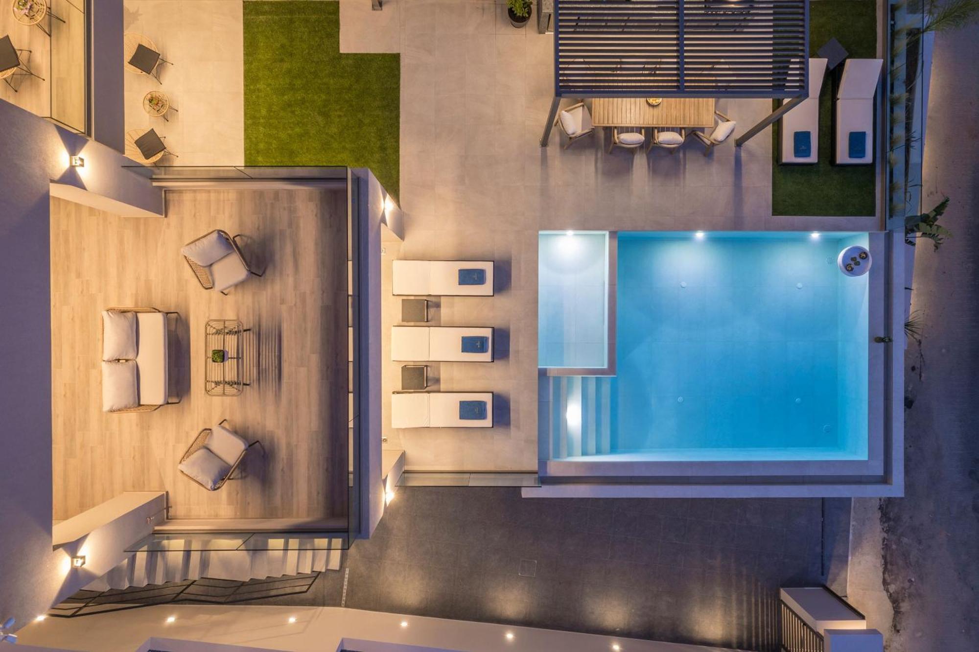 Villa Ekphrasis With Sea View And Jacuzzi Ravdhoukha Bagian luar foto