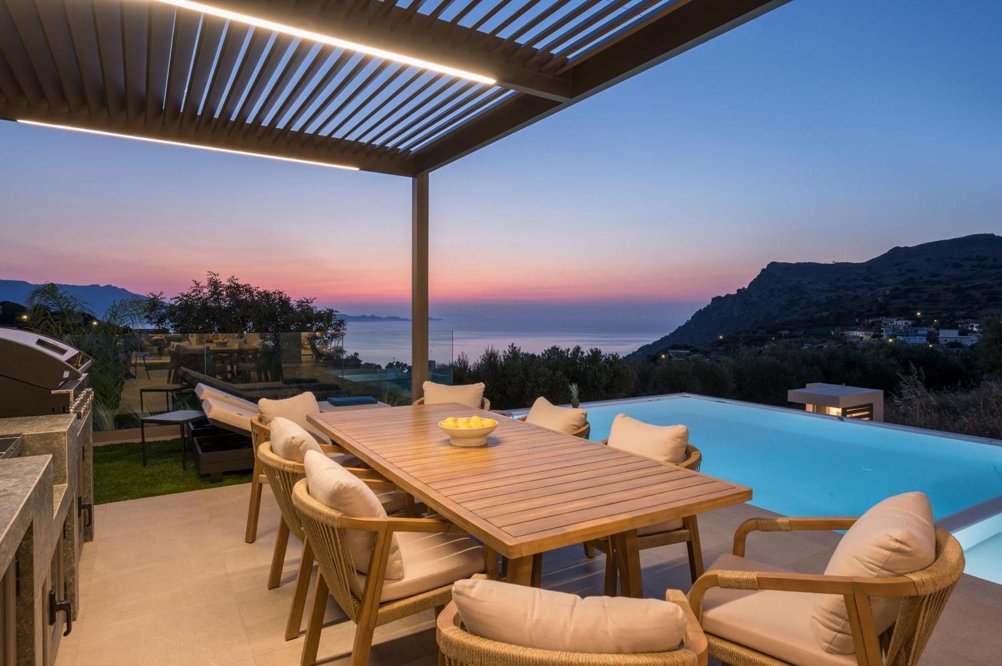 Villa Ekphrasis With Sea View And Jacuzzi Ravdhoukha Bagian luar foto