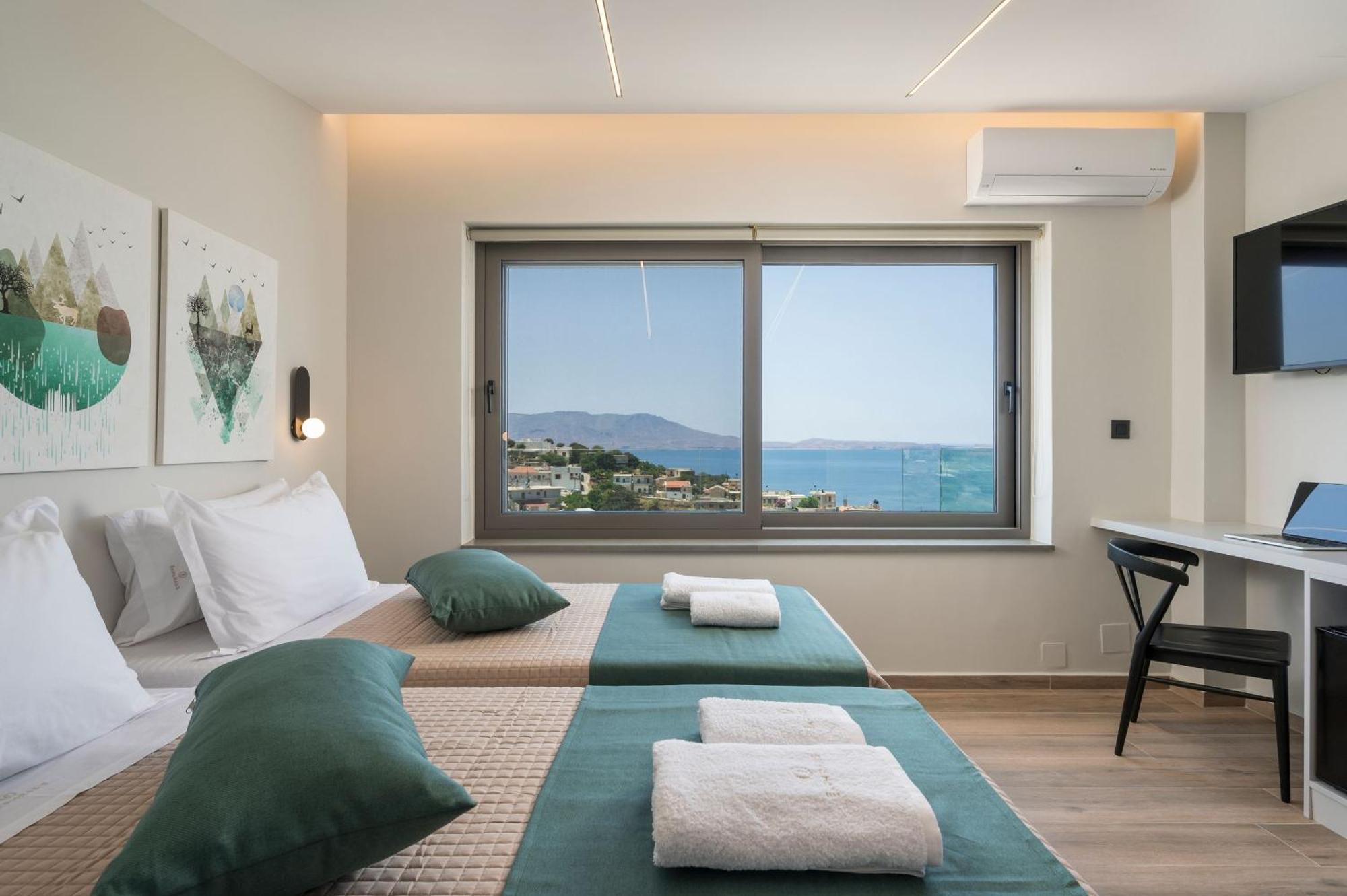 Villa Ekphrasis With Sea View And Jacuzzi Ravdhoukha Bagian luar foto
